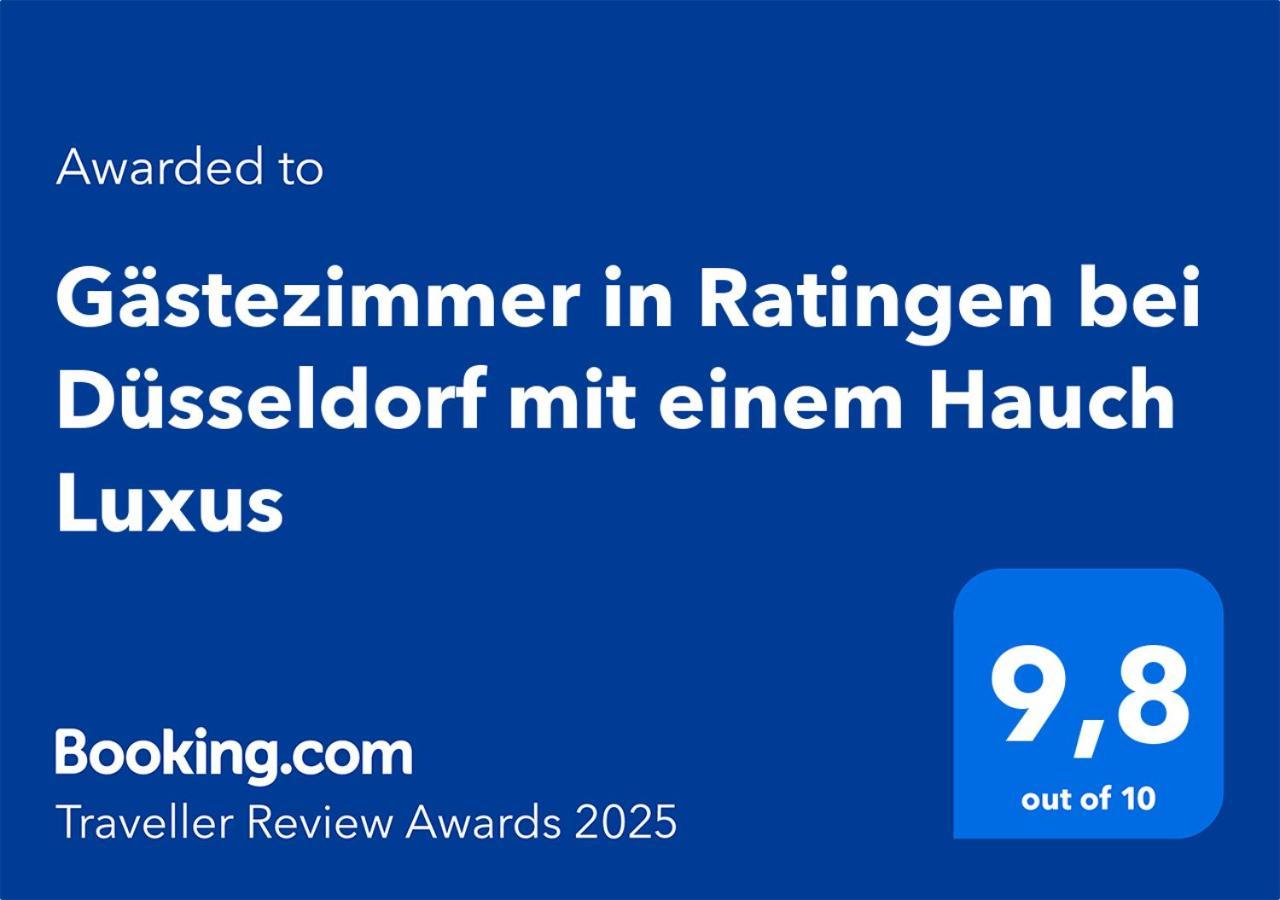 Gaestezimmer In Ratingen Bei Duesseldorf Mit Einem Hauch Luxus Eksteriør bilde